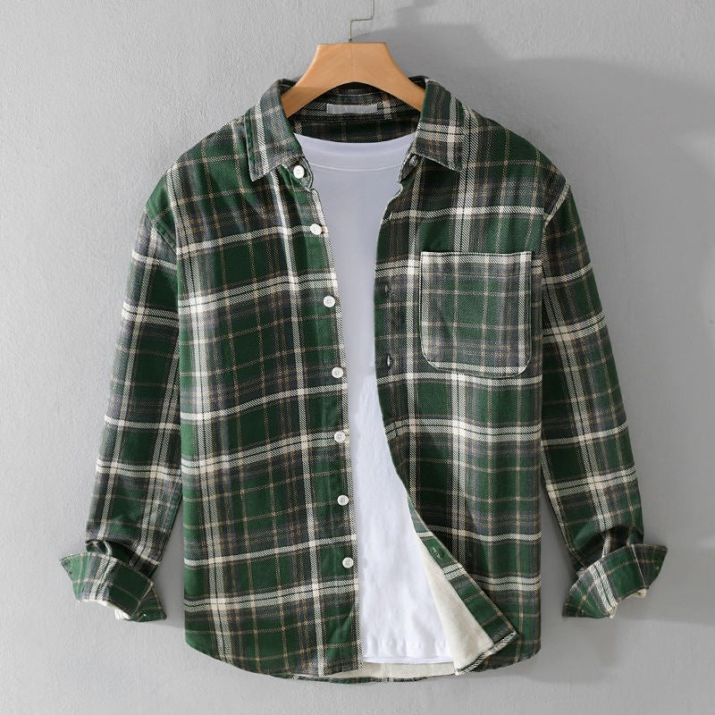 Urban Plaid Flannel Shirt