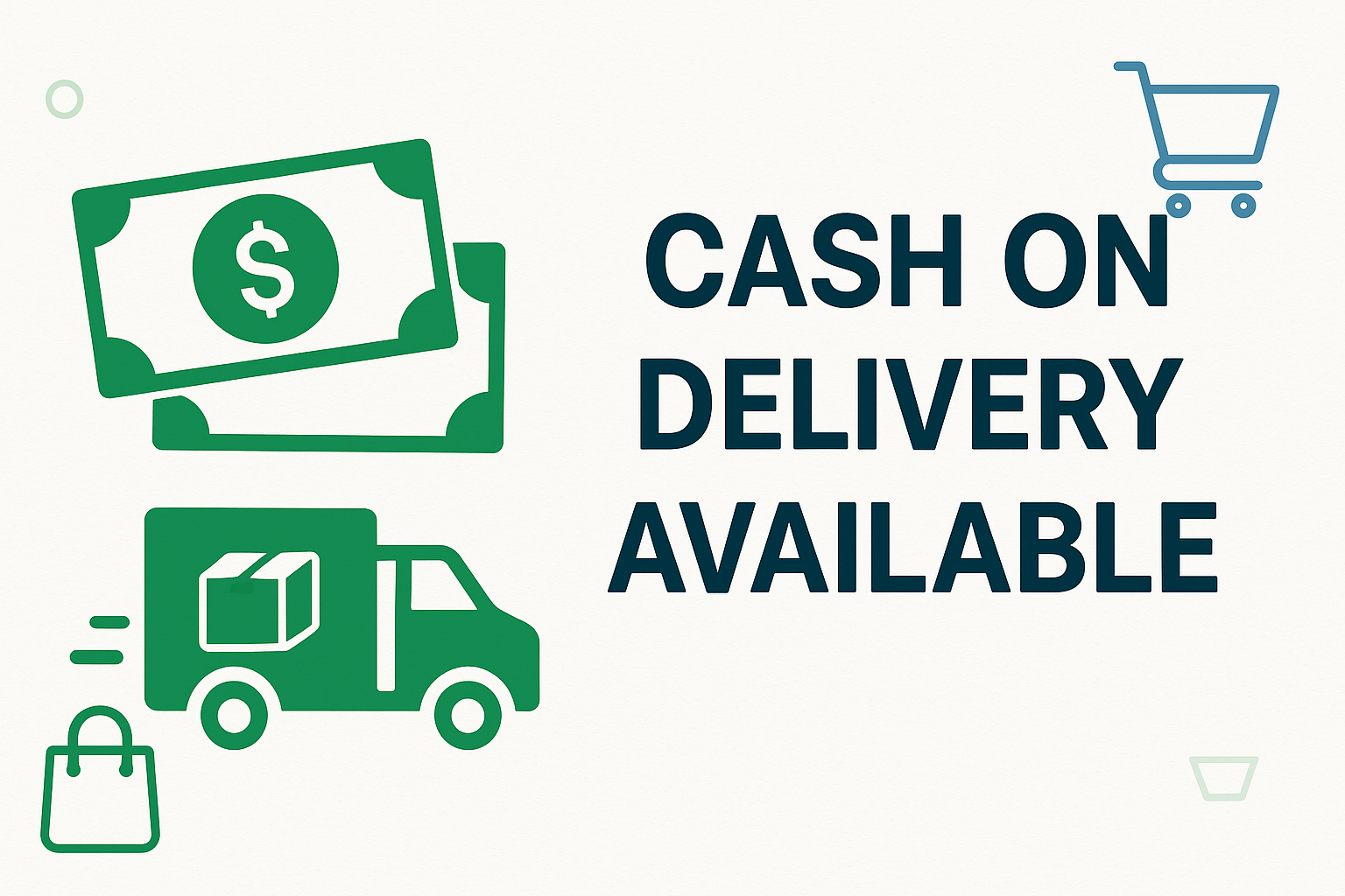 cash on delivery available 